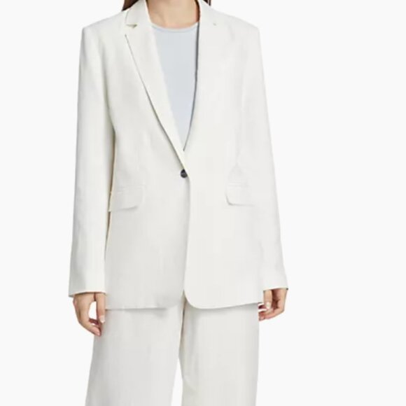 Halston Heritage Jackets & Blazers - NEVER WORN!  Halston Jamie Single-Breasted Blazer, White, size 6
